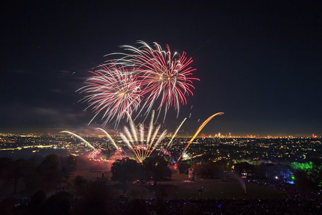 The Best Fireworks Display at Alexandra Palace
