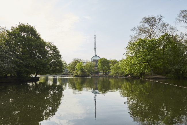 Ally Pally Lake and Tower