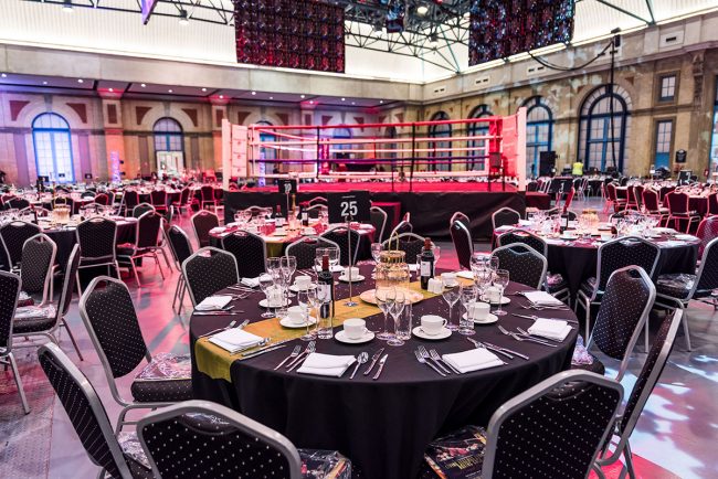 banquet and boxing ally pally