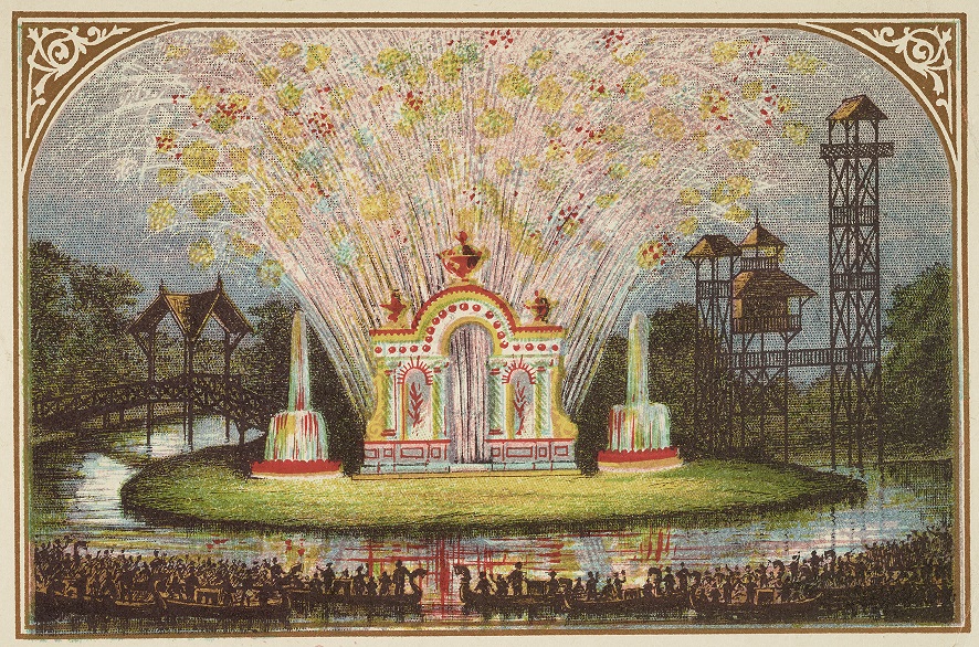 A drawing by Owen James, who came up with the original concept of Alexandra Palace