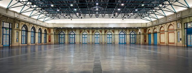 The West Hall empty in Alexandra Palace