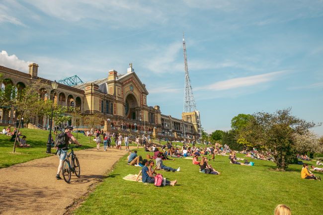 Ally Pally Park Building and TV Tower