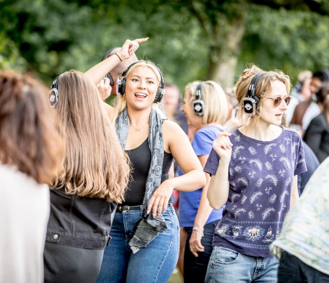 Silent Disco at Ally Pally