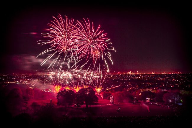 Alexandra Palace Fireworks Display 2019